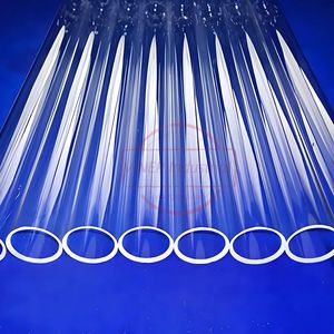 1200c Heat Resistant Large Diameter Optical Quartz Tube