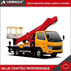 Aichi Sr21cjm Hyl5061jgkq60 Aerial Platform Truck Mobile Elevating Work Platform Truck Mounted Lift Truck Boom Lift Bucket Lift Truck 4X4 Cherry Picker