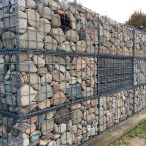 Hot Dipped Galvanized Welded Gabion Mesh Basket Galfan Gabion Box for Garden
