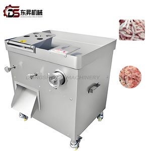 Meat Mincing and Cutting Machine for Slaughterhouses Processing Fresh Frozen Beef Pork Lamb with Durable Blades Energy Saving Motor