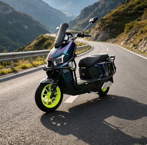2000W Electric Motorcycle 85km/H Smart GPS CBS Tcs