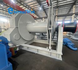 Marine Barge Diesel Hydraulic Rope Mooring Towing Winch 10ton to 50ton for Sale