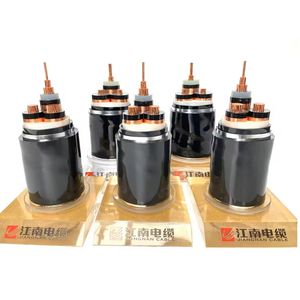 Jiangnan 3 Core 150mm2 195mm XLPE Copper Core Power Cable 11kv Armoured Cable PVC Electric Cable