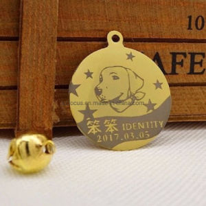 Stainless Steel Pet Blank Tag No Lettering Tag for Dog Wbb16524