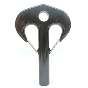 Heavy-Duty Forged Steel Double Crane Ramshorn Hook for Port Lifting Operations