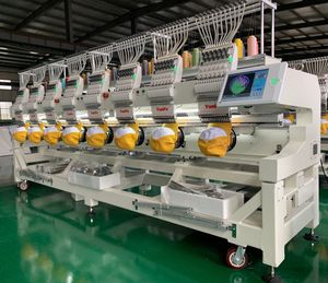 Advanced 8-Head Automatic Computerized Embroidery Machine for Businesses