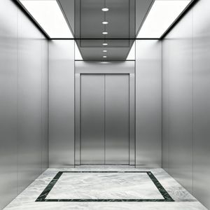 Large Space Comfortable Silent Stainless 1600kg 6 Person Passenger Lift Elevator
