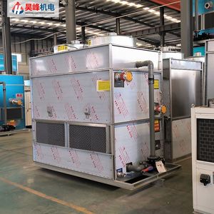 Dry Hot Water & Air Cooled Condenser System Metal Fan Motor & Pump Core Components Hybrid Cooling Tower