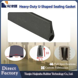Reach Certified EPDM U-Channel Self-Stick Rubber Seal