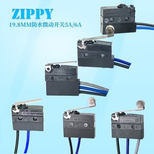 Sw T1251e4 19.8mm 5A250VAC2 Screw Holes Leads Waterproof Microswitch
