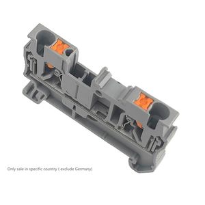 UPT2.5 Push-in Button Electric Panel Mount Spring Wiring Connector Terminal Block 600V/20A/2.5mm2