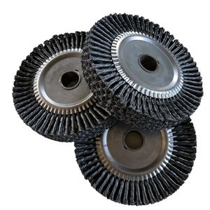 Industrial Abrasive Stainless Steel Wire Polishing Wheel Flat Hole Brush