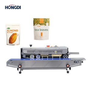 Electric Continuous Sealing Machine for Food Pouches and Beverage Bags