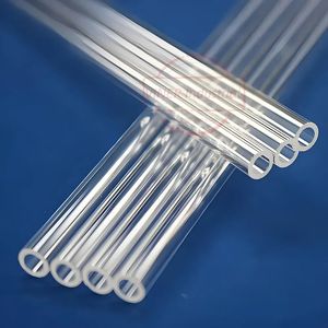 High Purity 99.99 Natural Quartz Fused Silica Tube Quartz Tube