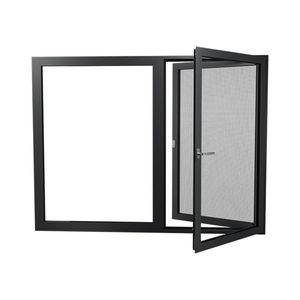 Metal Building Material Home Decor Modern Window Aluminum Extrusion Profile Frame House Casement Double Glass Windows