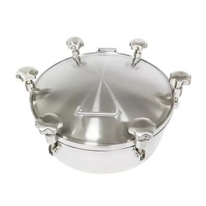 Stainless Steel Food Grade Round Tank Manway Door Manhole Cover