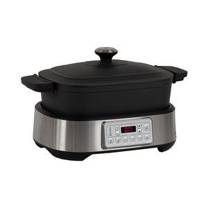 OEM Logo 5.5L Multifunction Stew Pot Non-Stick Coating Electric Slow Cooker Rice Cooker