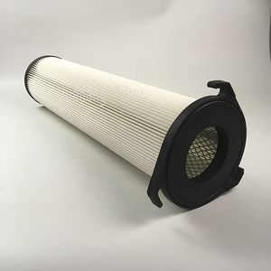 Air Filter Cartridge with three flanges for dust cleaning filter folded filterpaper air filter cartridge  dust collection filter