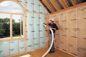 Blown Loose Mineral Wool Insulation Fireproof Thermal Insulating Fiber for Wall Cavity Attic Filling