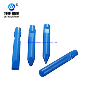 High Quality Hydraulic Breaker Chisels China OEM Factory Manufacture for D&A150 D&A200 D&A300 D&A500 D&A1300 D&A1800 D&A2200 D&A3000 D&A3600 S80 S150 S200 S300
