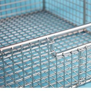 Portable Stainless Steel Sterilization Basket for Clinic Mobile Sterilization