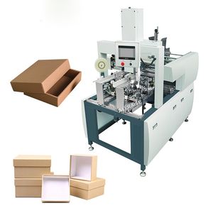 High Speed Corner Pasting Machine Cardboard Square Paper Box Corner Pasting Machine