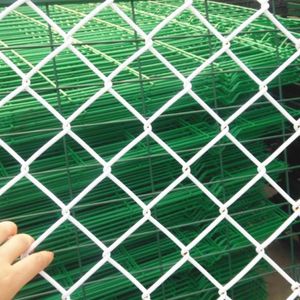 High Security PVC Coated Galvanized Chain Link Wire Mesh