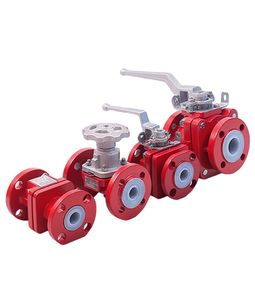 PTFE-Lined Ball Valve Fluorochemical Valve