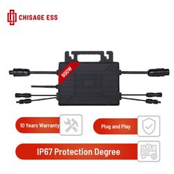 Waterproof IP67 Grid Tie Solar Micro Inverter Microinverter 800W 220VAC 230VAC 50/60Hz Output for on Grid Solar Power Systems