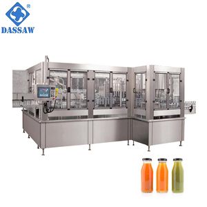 Automatic 3-in-1 Bottling Machine for 330ml-1500ml Pet & Glass Bottles - Versatile Liquid Filler for Milk, Beverage, Wine & Spirits