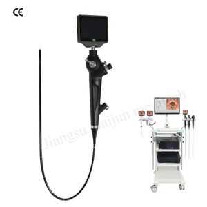 Flexible 2.4mm Suction Channel Video Fiber Laryngoscope/Bronchoscope for ICU Airway Intubation