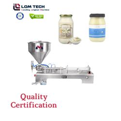 Semi Automatic Glass Bottle Tomato Sauce Honey Flavored Juice Filling Machine