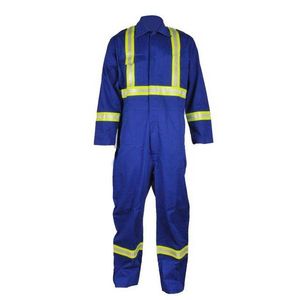 Wholesale Men Construction Suit Flame Resistant Fr High Visibility Fire Proof Coverall Electrical Coveralls