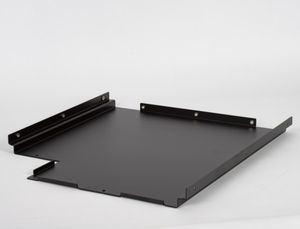 OEM Metal Plate Sheet Metal Fabrication Bending Cutting for Black Coating Parts Electrical Accessories