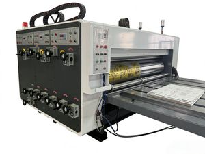 Bykm Semi-Auto Printing Slotting Die-Cutting Machine for Corrugated Cardboard Box Making Machine