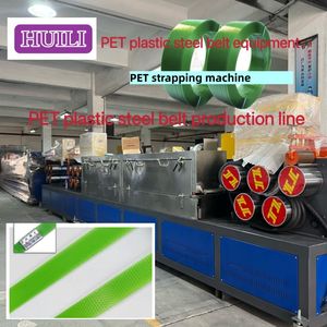 High Efficiency 9-25mm Pet Plastic Belt Equipment with 100% Pet Recycled Material