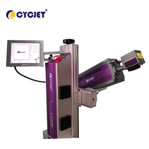 Cycjet CO2 Flying Laser Marking Machine for Plastic Water Bottle