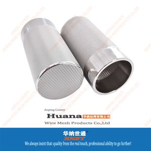 Custom Metal Stainless Steel Water Strainer 304 316 Woven Perforated Sintered Mesh Filter Element