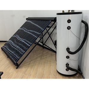 12 Tube Antifreeze Copper Heat Pipe Solar Collector Solar Water Heater with CE, 12975 Solar Keymark Certified