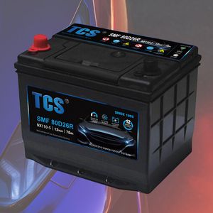 Manufacturing Supplier 80D26R 61Ah Jis Car Battery Automotive For Engineering Vehicles