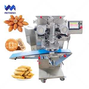 Small Fully Automatic Bakery Equipment Puff Pastry Chocolate Fill Panda Stuffed Cookie Tulumba Make Mochi Stuffing Encrusting Machine