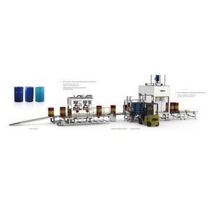 Hot Sale Oil Barrel Packaging Production Line Fully Automatic Operation