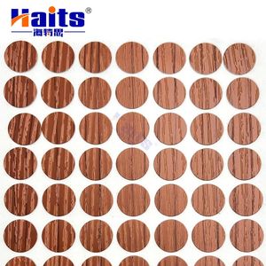 Waterproof Wood Grain Self Adhesive Screw Hiding Caps for Wooden Furniture