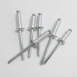 Aluminum Steel Blind Rivet Aluminum Steel Dome Head Grooved Type Blind Rivets