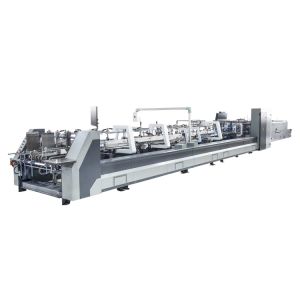 Automatic 4 6 Corner Carton Box Folder Gluer Food Box Folder Gluer