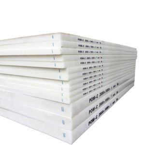 Laser Cut Plastic POM-C Sheet Delrin POM-H Rod Plate Insulation POM Sheet