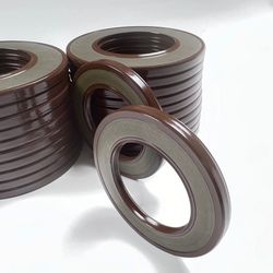Fluorine Glue Skeleton Oil Seal Hydraulic Piston Seal 25.38*44.42*7.16