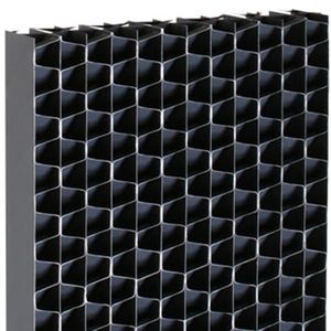 Air Ventilation HVAC Cross Flow Counter Flow Cooling Tower PVC Pre-Assembled Modules Cellular Air Inlet Louver Framed Air Intake Louver
