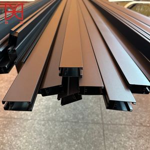 6063 Aluminum Alloy Powder-Coated Extruded Profiles — Door and Window Frame Profiles