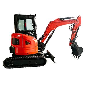 Xinchenjy36 Small Crawler Excavator 3.75ton Operating Weight 0.12m3 Bucket Capacity Mini Digger for Garden Orchard Farm Work